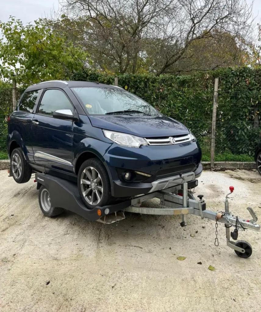 Unieke brommobiel aanhanger NIEUWSTAAT, Ophalen, Zo goed als nieuw