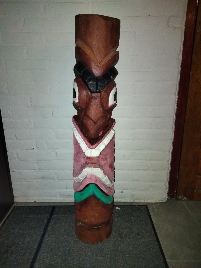 Te koop Totempaal 98cm, Ophalen of Verzenden