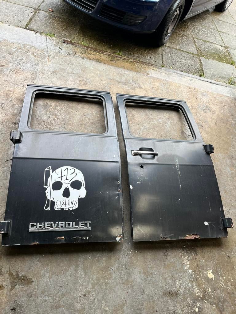 Achterdeuren chevy van, Ophalen, Gebruikt, Deur, Achter