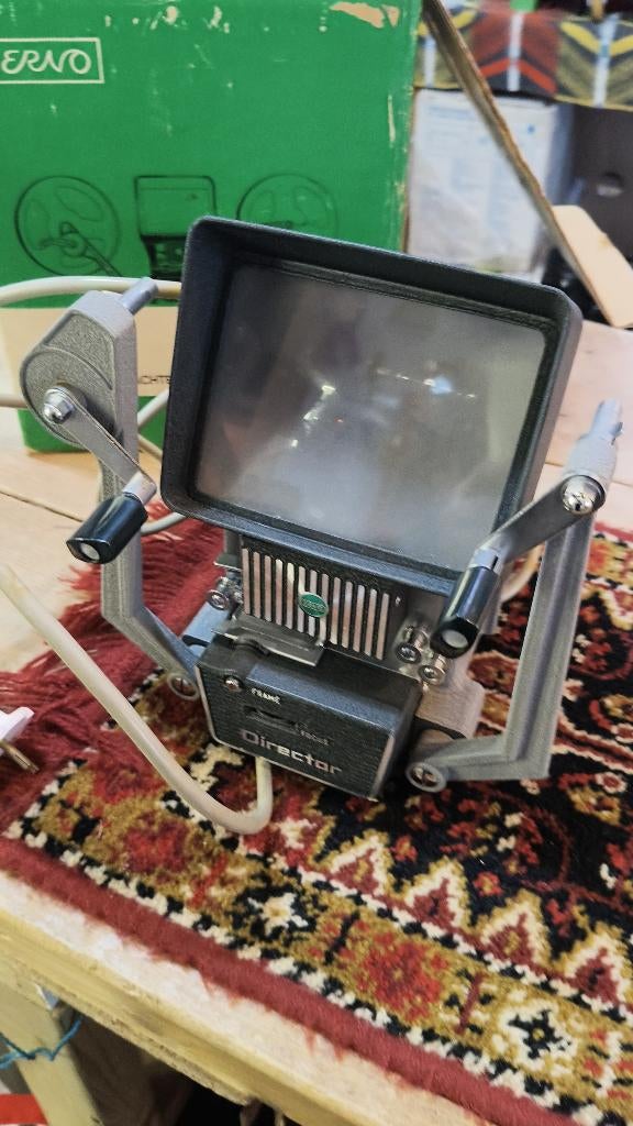 Erno Director Editor 8mm filmbetrach­ter + doos, Ophalen of Verzenden, 1960 tot 1980, Overige typen