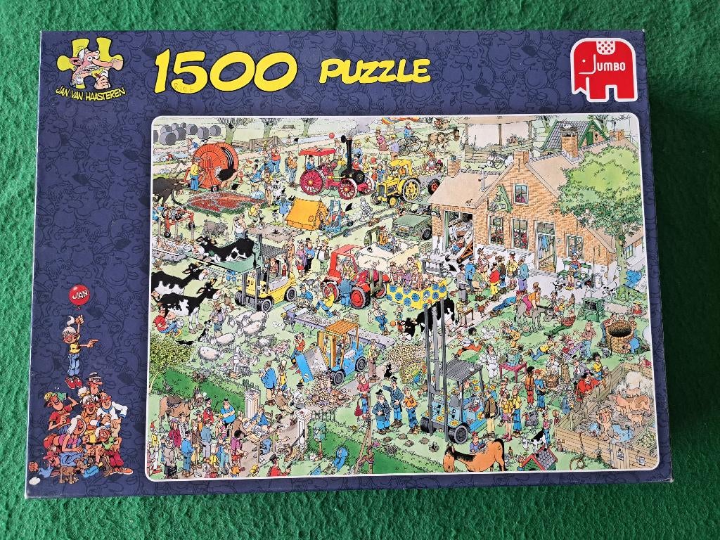 Jan van Haasteren - Boerderijbezoek, Ophalen of Verzenden, 500 t/m 1500 stukjes, Zo goed als nieuw, Legpuzzel