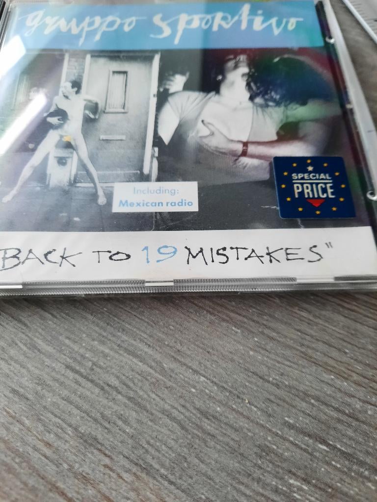 CD Gruppo Sportivo - Back to 19 Mistakes, Cd's en Dvd's, Ophalen of Verzenden, Gebruikt, Overige formaten