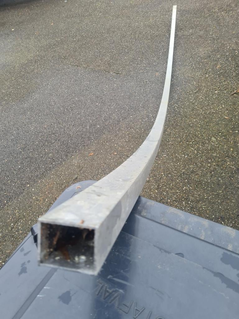 Aluminium koker 50x40x2 lengte 4,25 meter, Ophalen of Verzenden