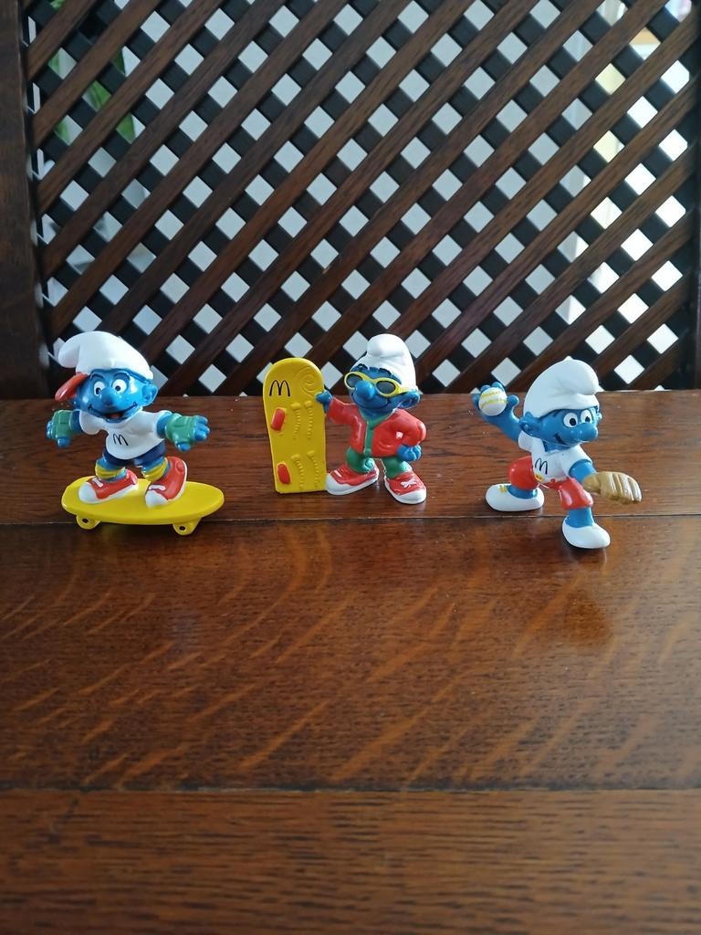MC DONALDS Schleich Smurfen 5,5 cm 3stk, Verzamelen, Smurfen, Ophalen of Verzenden, Zo goed als nieuw, Verschillende Smurfen, Overige typen