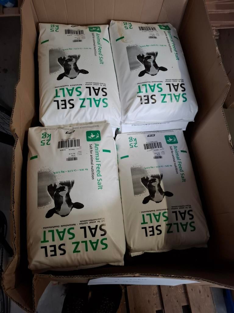 Zout, zak van 25 kg, Ophalen, Nieuw