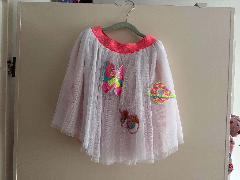 Billieblush girl white sequin glitter tulle skirt / jurk, Billieblush, Meisje, Nieuw, Ophalen of Verzenden
