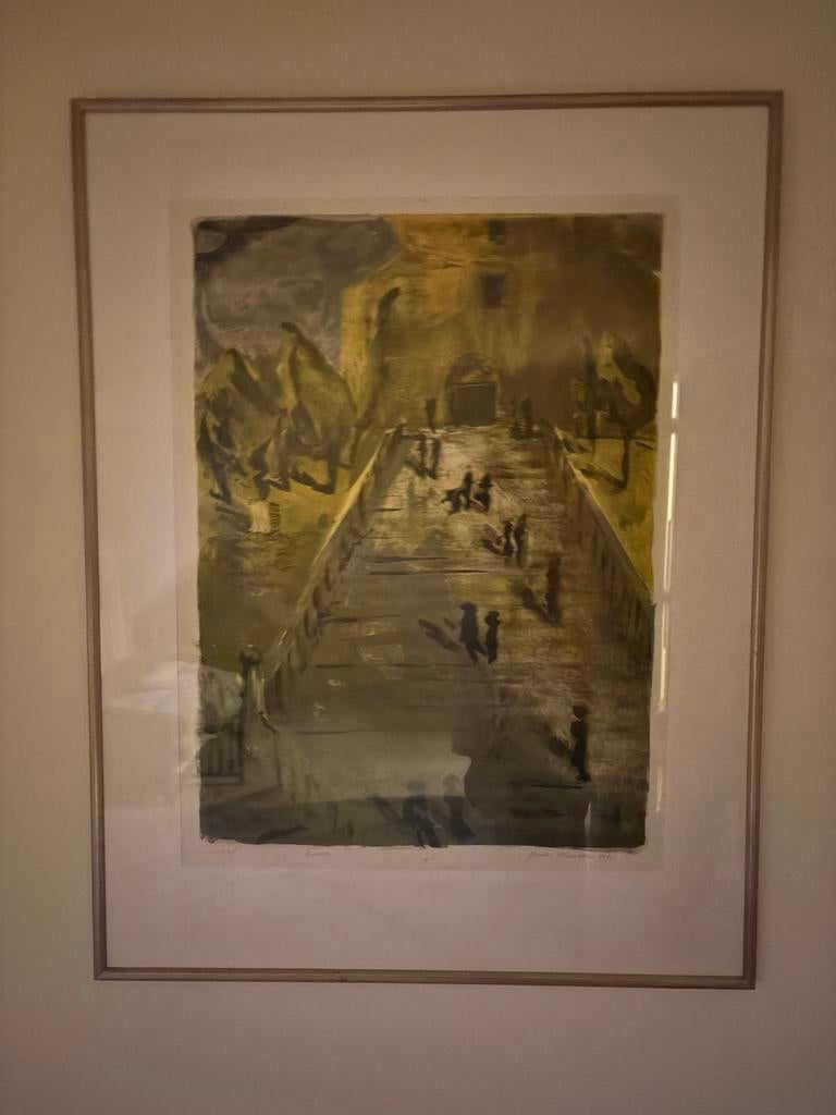 Jeroen Hermkens Schilderij, 1991, Editie 13/35, Ophalen