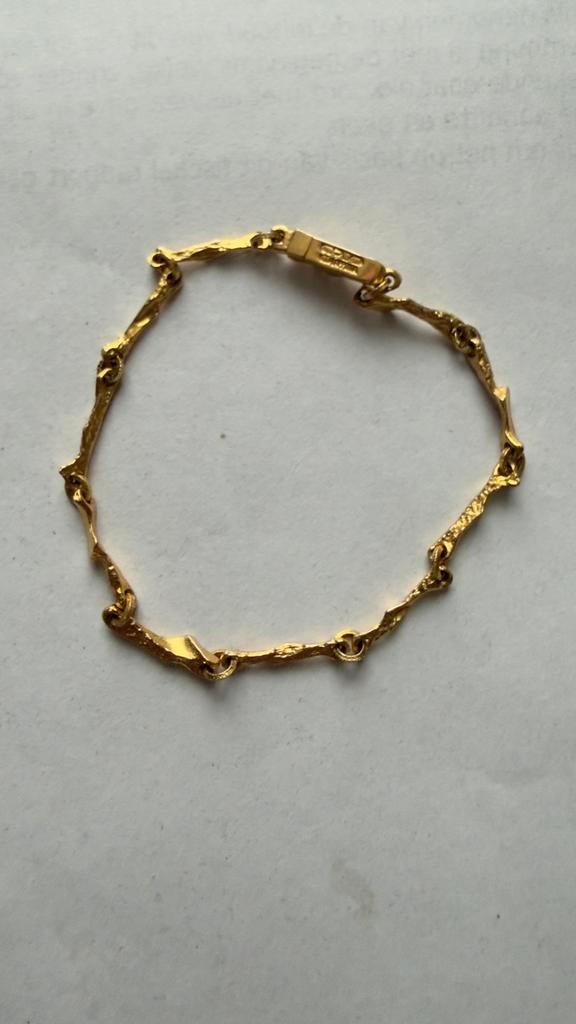 Lapponia armband 14 k goud ontworpen door Björn Weckström, Ophalen of Verzenden, Nieuw, Goud, Goud