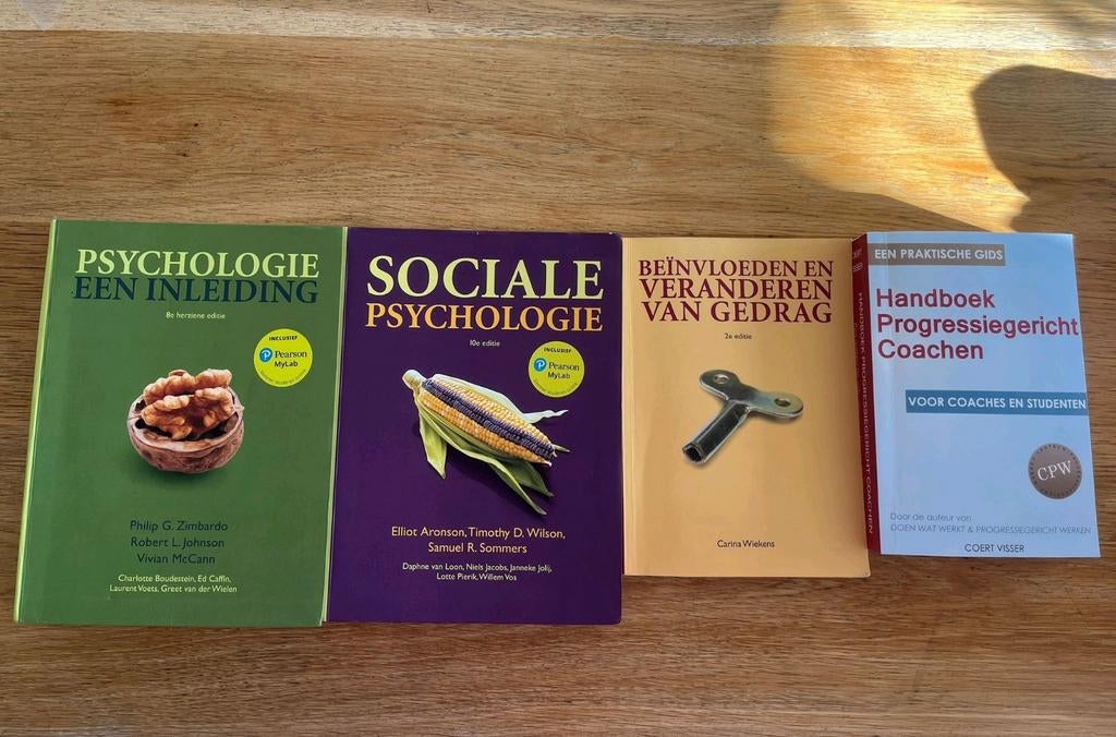 Toegepaste psychologie boeken, Ophalen of Verzenden, Gelezen, Overige niveaus, Nederlands
