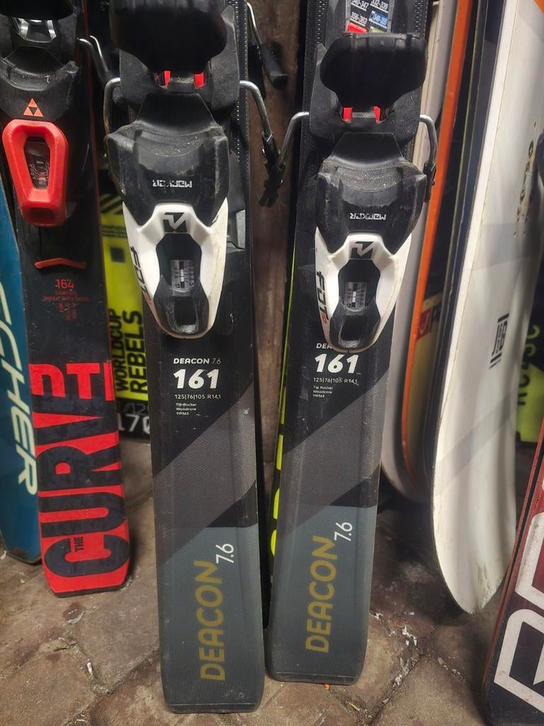 161cm VOLKL DEACON 7.6 WOODCORE ALL SNEUW, Overige merken, 160 tot 180 cm, Ophalen of Verzenden, Zo goed als nieuw