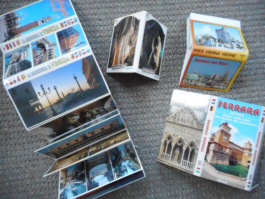 Vakantie-fotostrips: Wenen, Leningrad, Venetië, Ferrara, Ophalen of Verzenden, Zo goed als nieuw, Europa