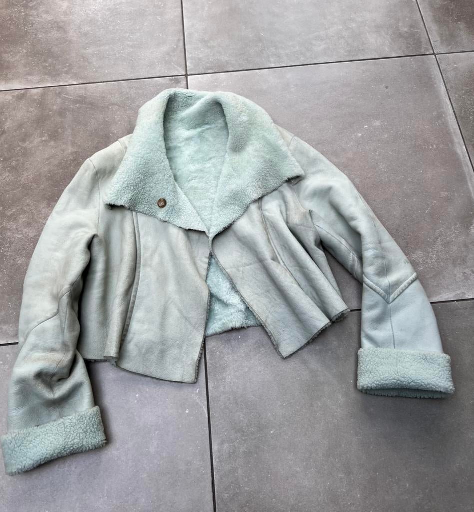 100% ECHT LAMMY LAMSBONT BONT CROPPED WINTERJAS BONTJAS MT L, Kleding | Dames, Jassen | Winter, Ophalen of Verzenden, Gedragen