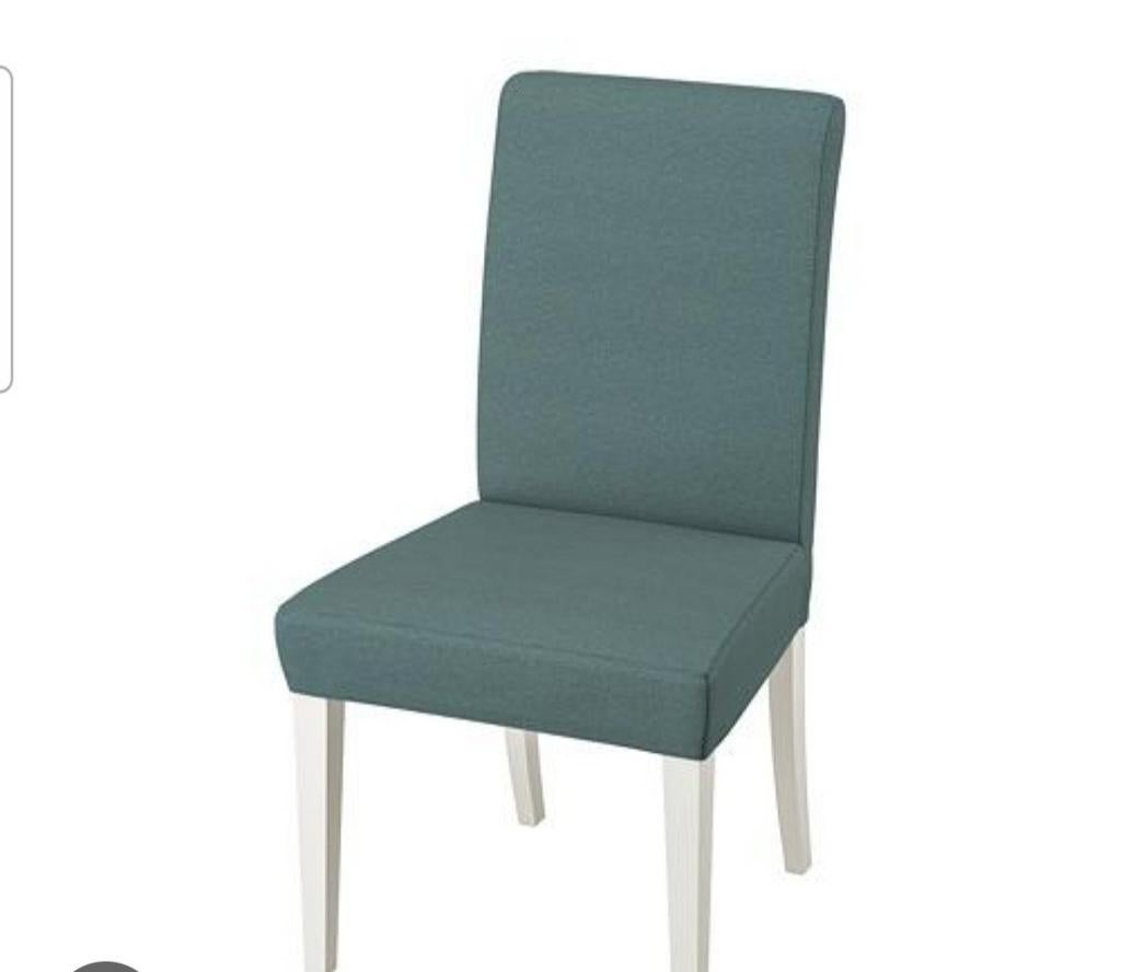 Ikea blauwe stoffen stoelhoezen, Huis en Inrichting, Stoelen, Ophalen, Gebruikt, Blauw, Vijf, Zes of meer stoelen