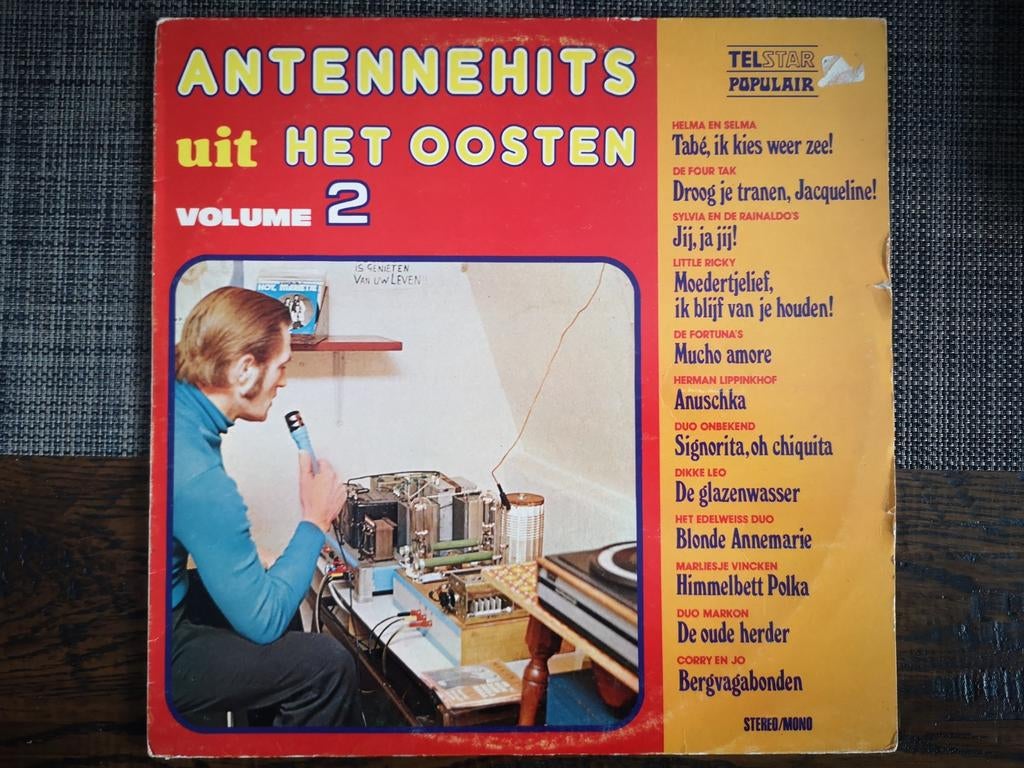 Vinyl lp telstar  Antennehits uit 't Oosten Vol. 2, Ophalen of Verzenden, Gebruikt, 12 inch, Levenslied of Smartlap