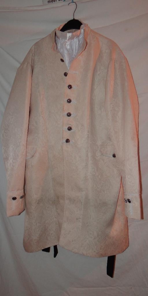 Mooi beige/wit/zwart MARKIES/LAKEI pak (3-delig), Ophalen, Carnaval, Maat 56/58 (XL), Kleding