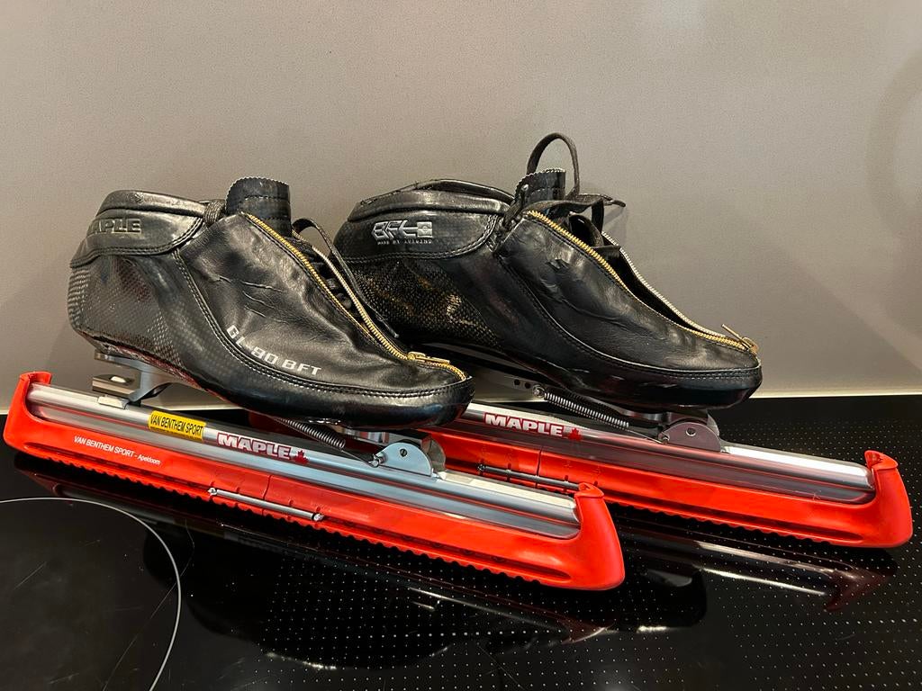 Maple Gold Klapschaatsen - Maat 44, Klapschaats, Ophalen of Verzenden, Zo goed als nieuw, Maple