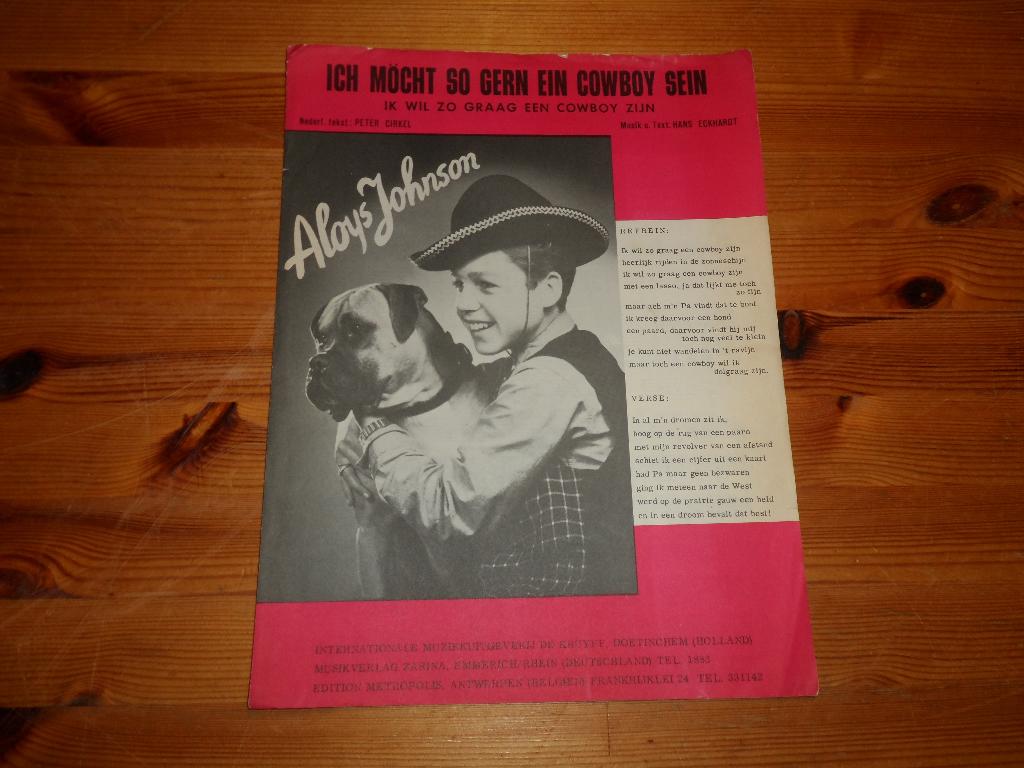 Ich mocht so gern ein cowboy sein - hans eckhardt, Gebruikt, Gitaar, Ophalen of Verzenden, Artiest of Componist