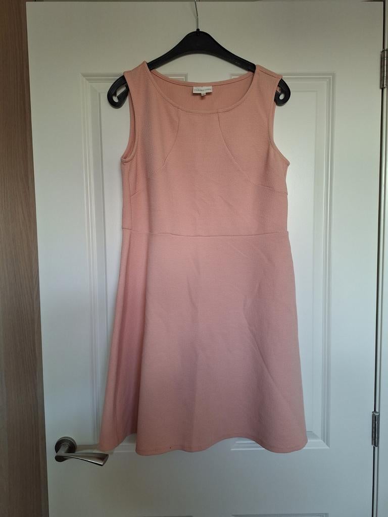 Zalmroze jurk Trend One - Maat L, Maat 42/44 (L), Ophalen of Verzenden, Roze, Trend One