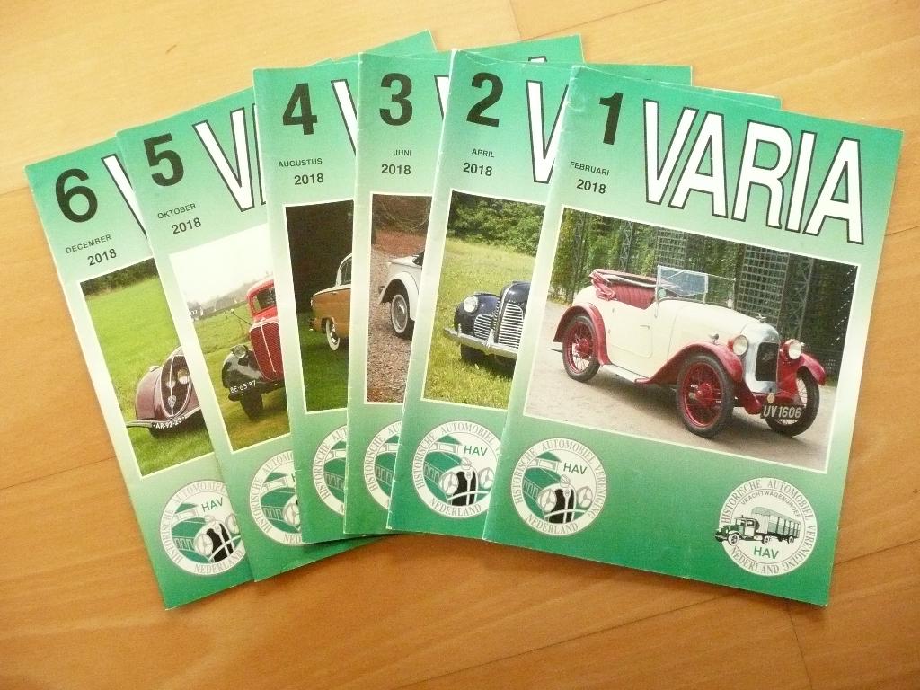 Varia jaargang van de Historische Automobiel Vereniging, Ophalen, Gelezen, Algemeen