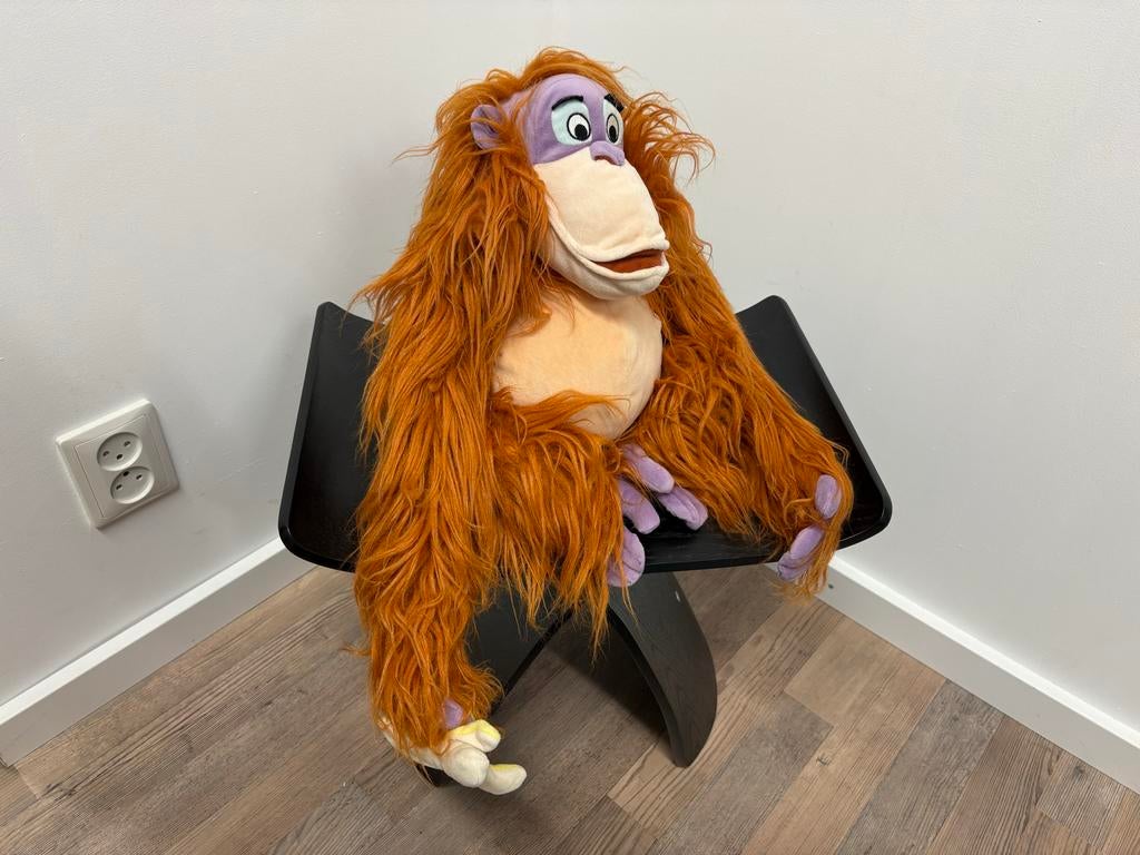 Koning Lowietje Jungleboek Knuffel, Ophalen of Verzenden, Zo goed als nieuw, Overige typen