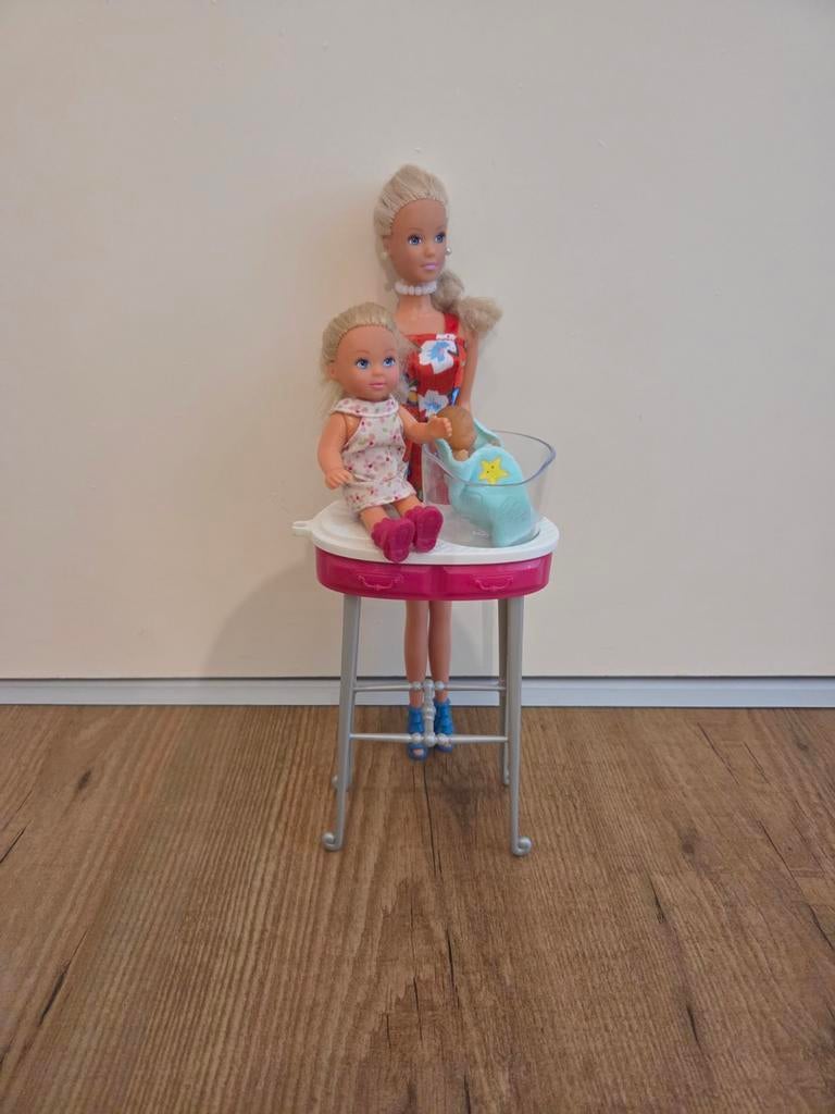 Poppen met bady commode, Ophalen of Verzenden, Gebruikt, Babypop