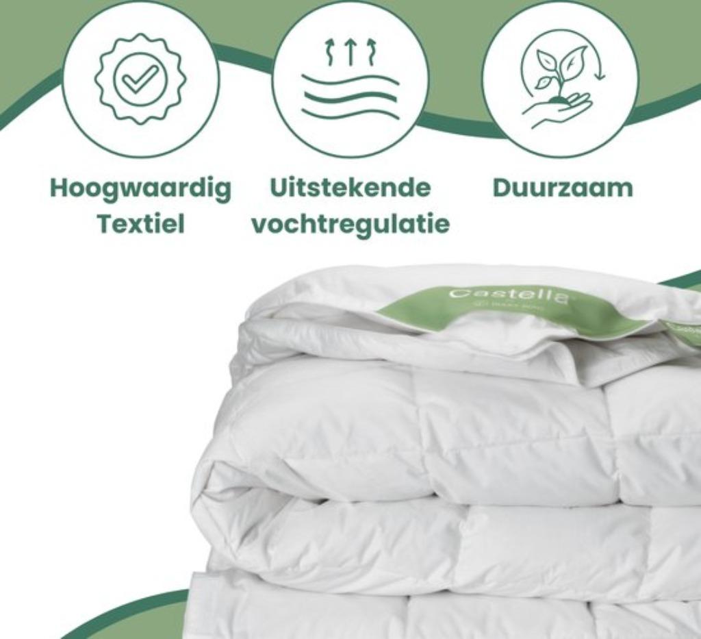 Castella Sirius Beste Koop dekbed actie nu 25% korting, Ophalen of Verzenden, Nieuw, Wit, Deken of Dekbed