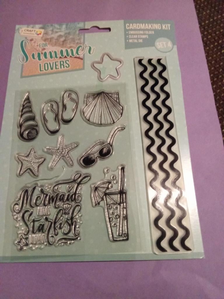 Embossing mal en stempelset, Ophalen of Verzenden, Nieuw, Clearstamp