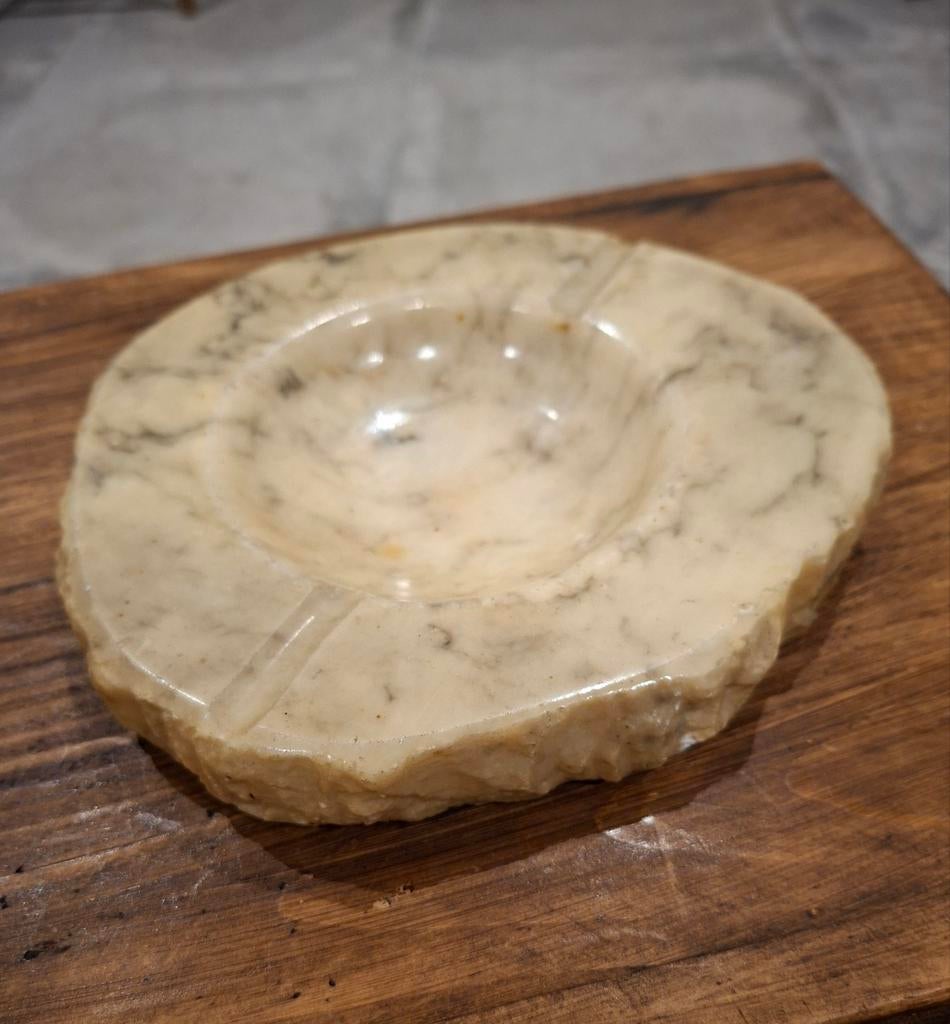 Vintage Albasten Asbak - 20 x 17 cm, Ophalen of Verzenden, Zo goed als nieuw