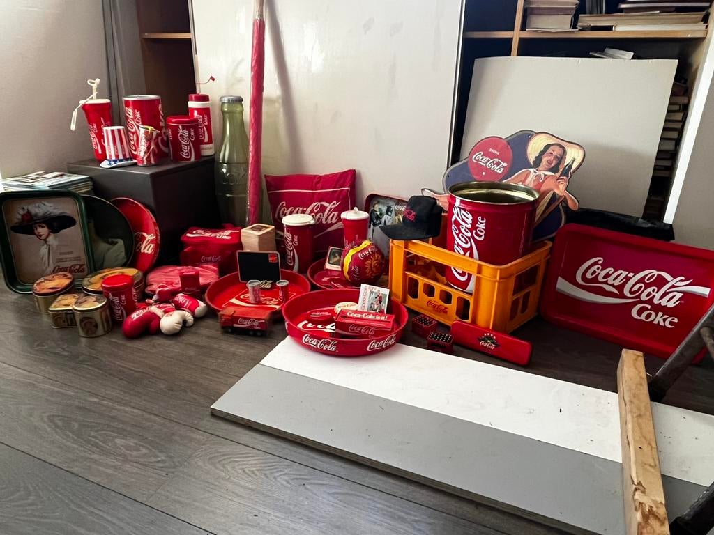 Verzameling coca cola, Verzamelen, Merken en Reclamevoorwerpen, Ophalen, Gebruikt, Gebruiksvoorwerp