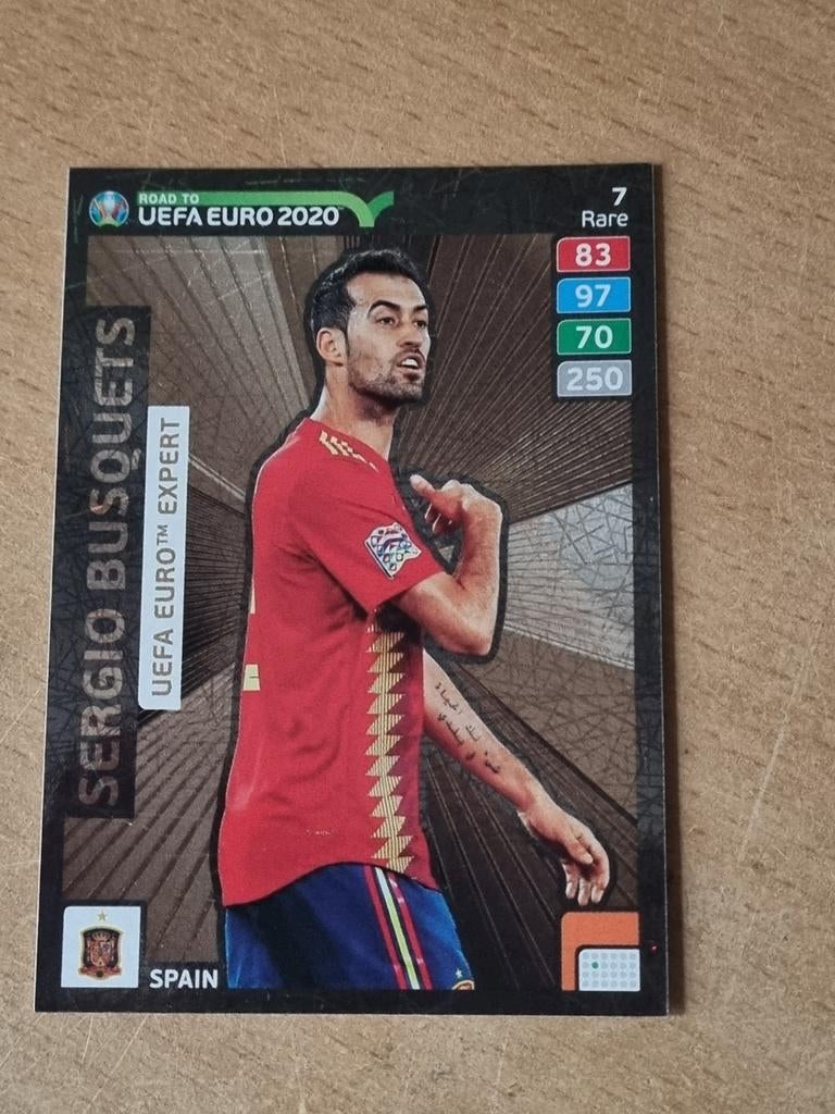 Panini Adrenalyn xl Road to Euro 2020 Rare Expert Busquets, Verzamelen, Sportartikelen en Voetbal, Ophalen of Verzenden, Zo goed als nieuw