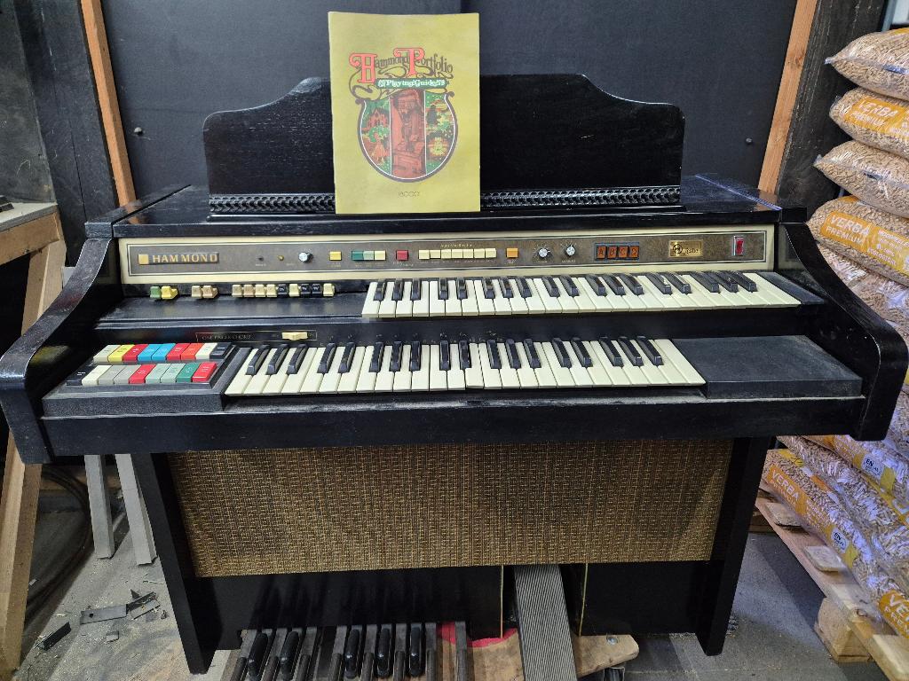 Hammond 8022 + Leslie | 100% Werkend | Authentieke Sound, Muziek en Instrumenten, Orgels, Ophalen, Gebruikt, 2 klavieren, Hammondorgel