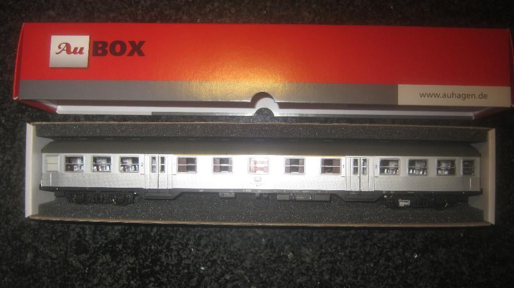 PIKO 59020B/C: zilverling-rijtuig DB vroeg tijdperk III, Hobby en Vrije tijd, Modeltreinen | H0, Gelijkstroom, Nieuw, Wagon, Piko