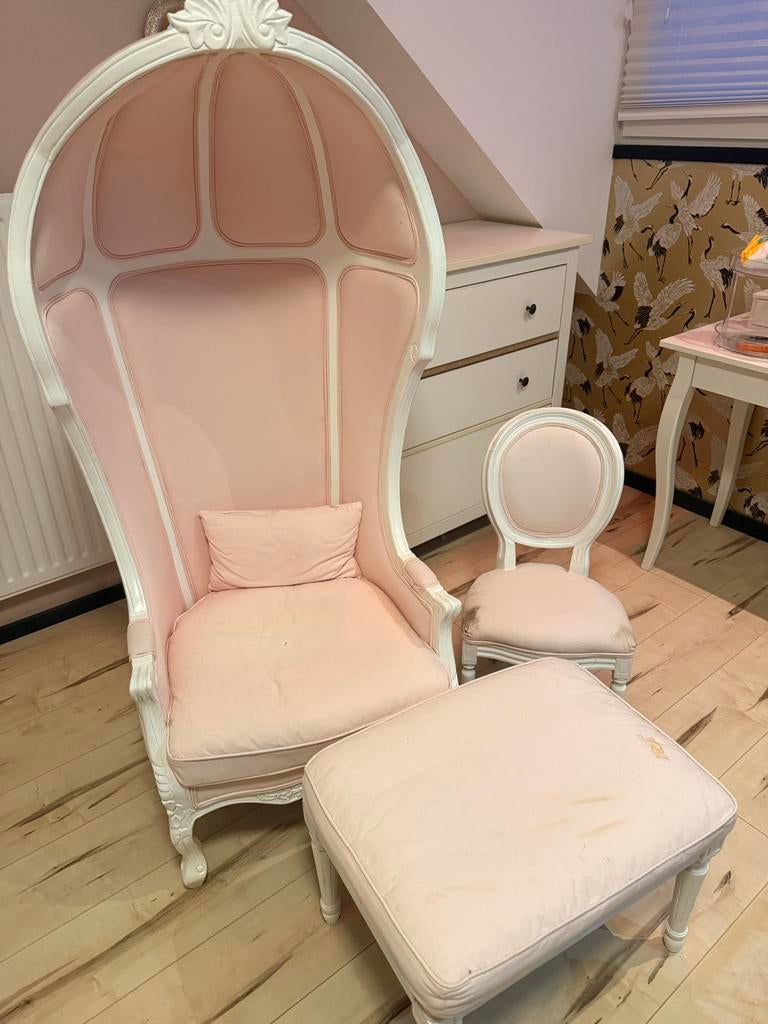 Maison du Monde Koepelstoel, Mini Stoel & Poef, Huis en Inrichting, Stoelen, Ophalen, Gebruikt, Overige kleuren, Drie