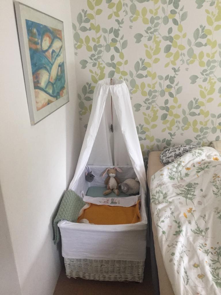kinderbedje met matras en hemeltje, Ophalen, Gebruikt, 70 tot 85 cm, Minder dan 140 cm