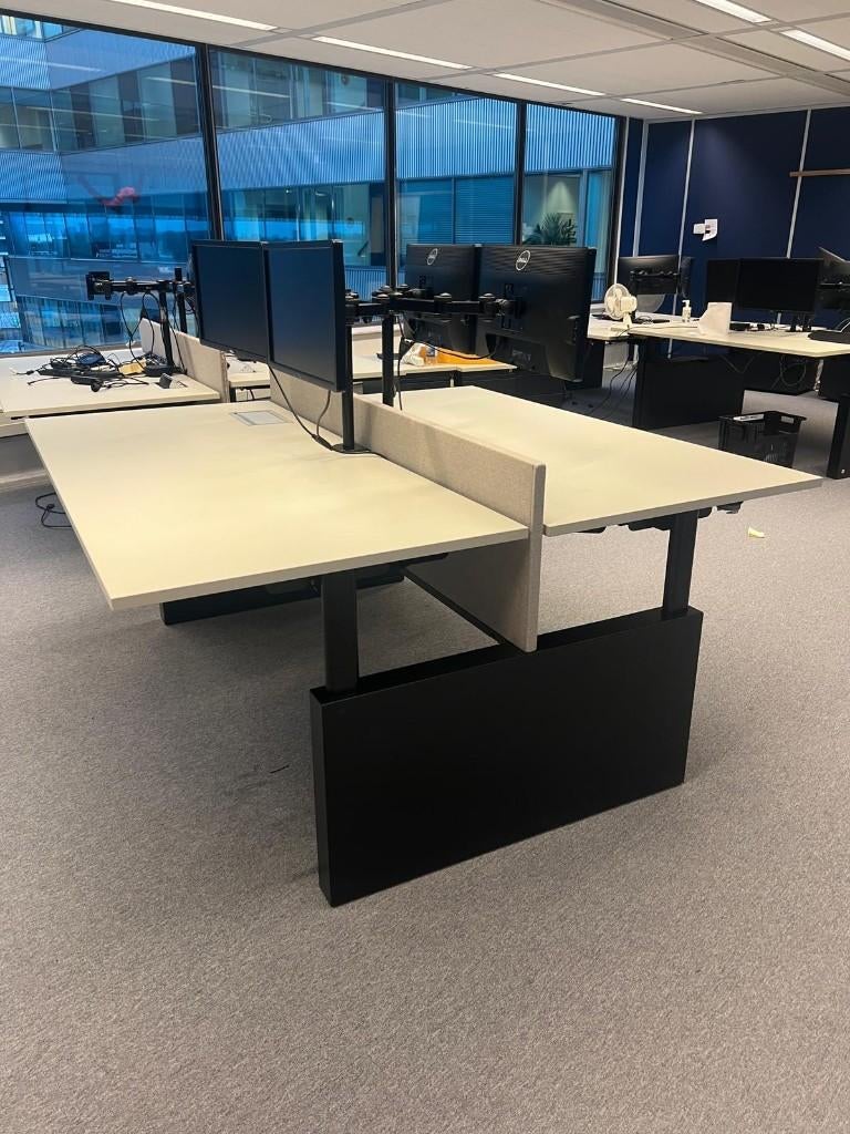 Drentea duo-bureau slinger stopcontact, verdeler, kabelgoot, Verzenden, In hoogte verstelbaar, Gebruikt