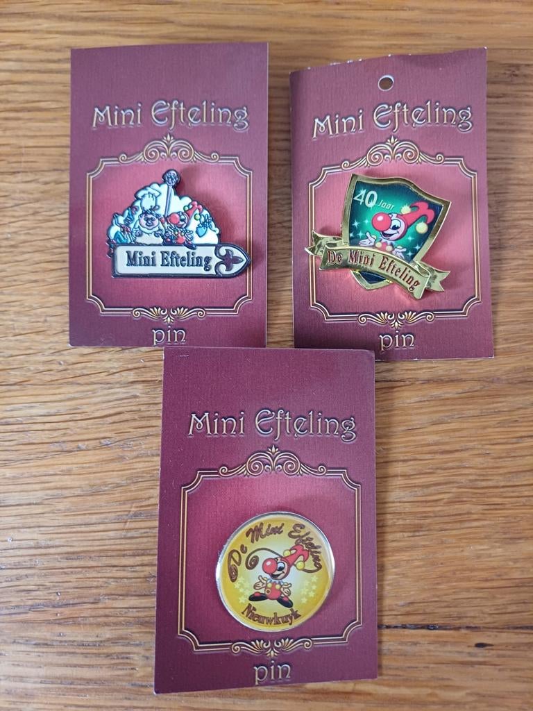 Mini Efteling Pins, Ophalen of Verzenden