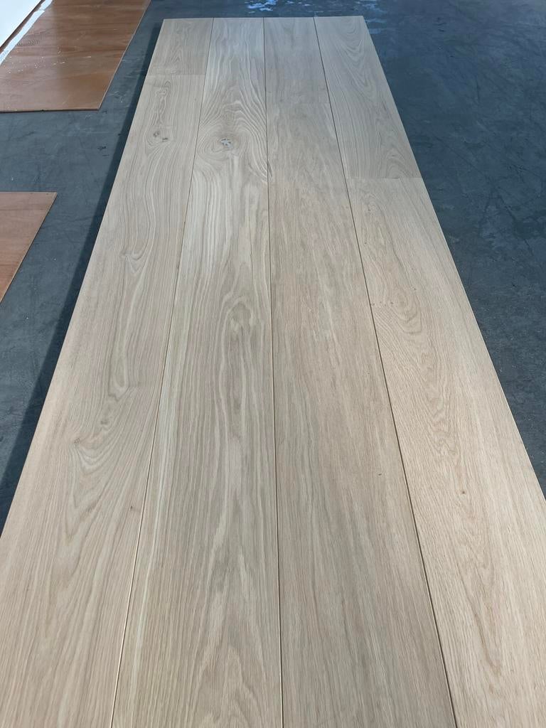 Massief eiken vloer €49,50 per m2 incl btw parket vloer, Ophalen, Nieuw, Vloerdelen of -planken, 10 tot 30 cm