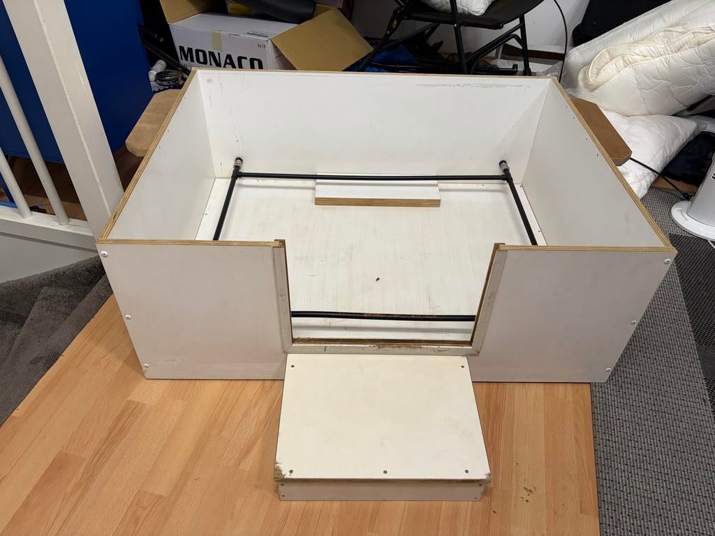 super nette werpkist, Ophalen of Verzenden, Zo goed als nieuw, 110 cm of meer, Minder dan 65 cm