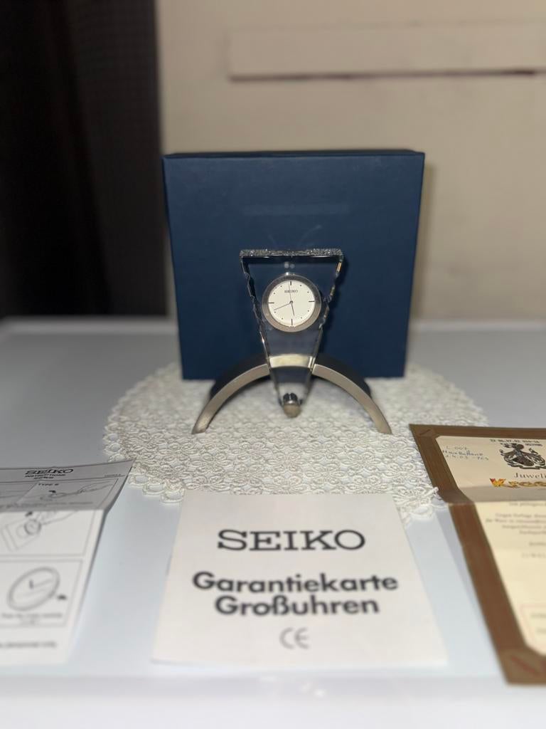 Prachtige Seiko klok, Ophalen