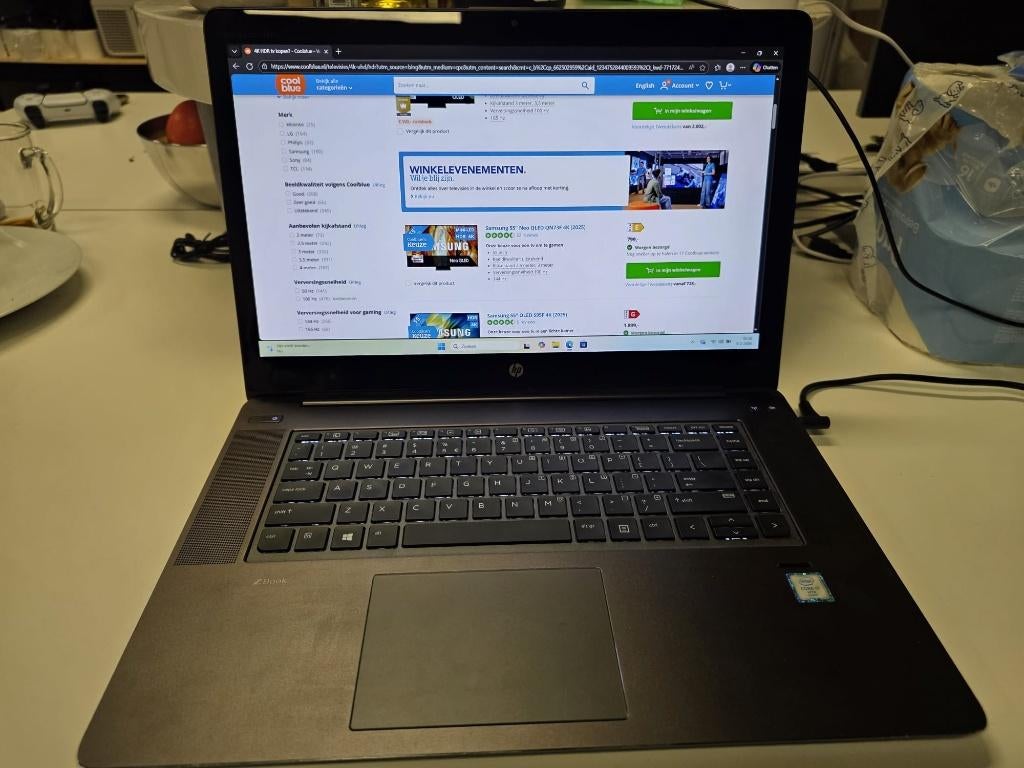 HP Zbook Studio G3 Touch B&O I7 1TB NVMe 512 DDR QUADRA GPU, Hp, 2 tot 3 Ghz, Intel® Core™ i7 , Ophalen of Verzenden