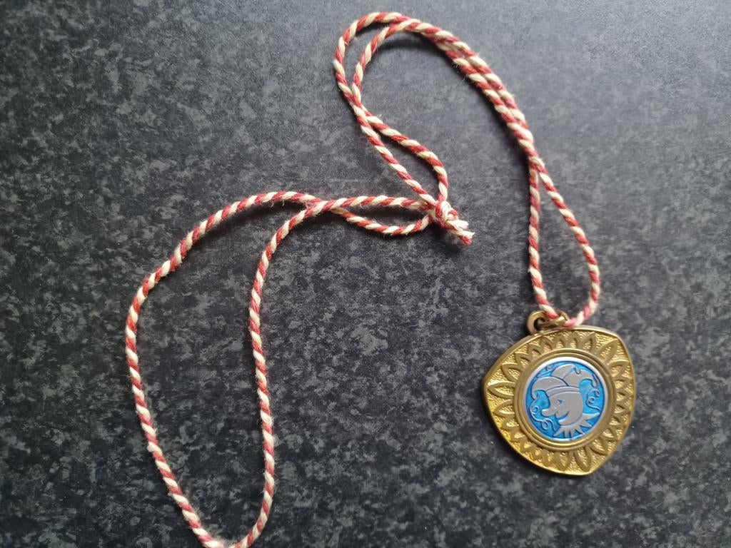 Carnavals medaille Zannik '87 (Sjaak Leenen Someren), Ophalen, Overige materialen, Nederland