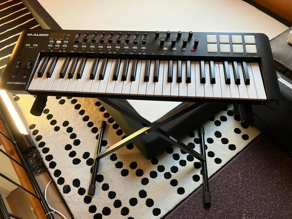 Te koop m-audio Oxygen 49, Ophalen, Gebruikt