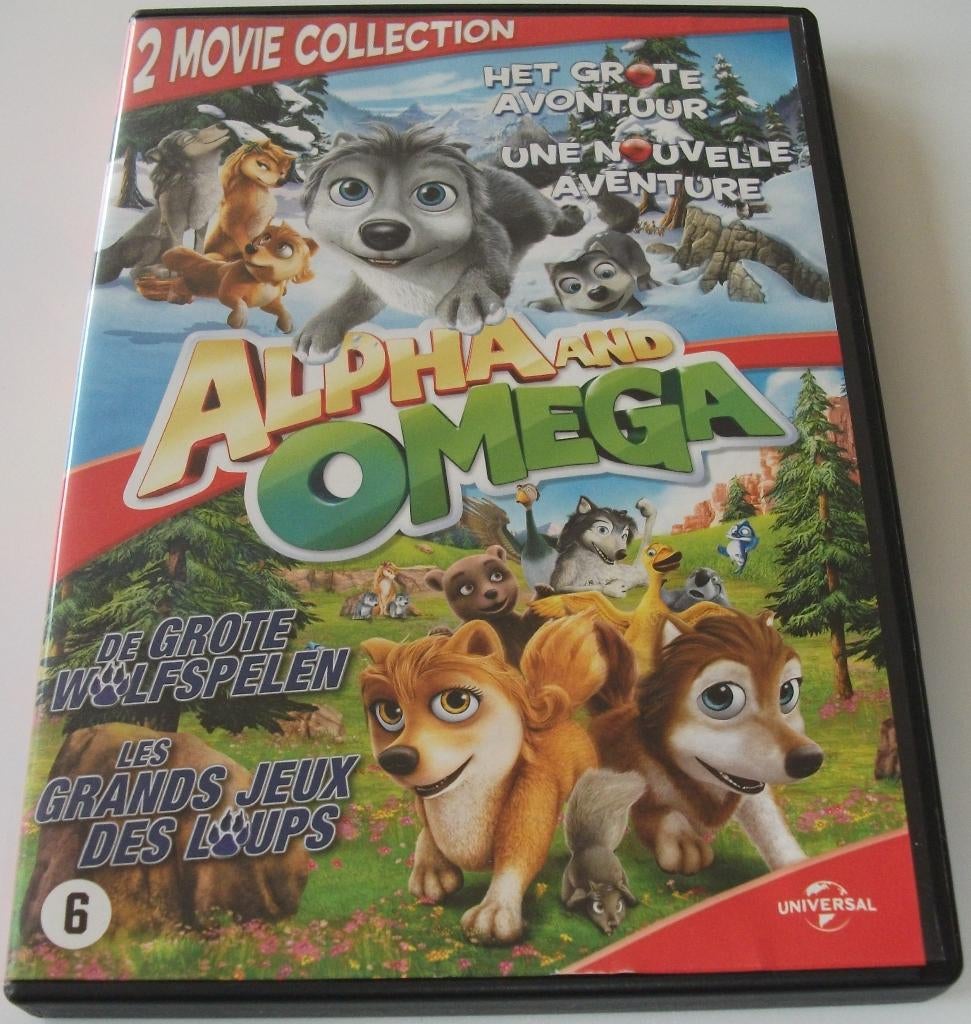 Dvd *** ALPHA & OMEGA *** 2-Filmpack, Cd's en Dvd's, Avontuur, Ophalen of Verzenden, Zo goed als nieuw, Vanaf 6 jaar