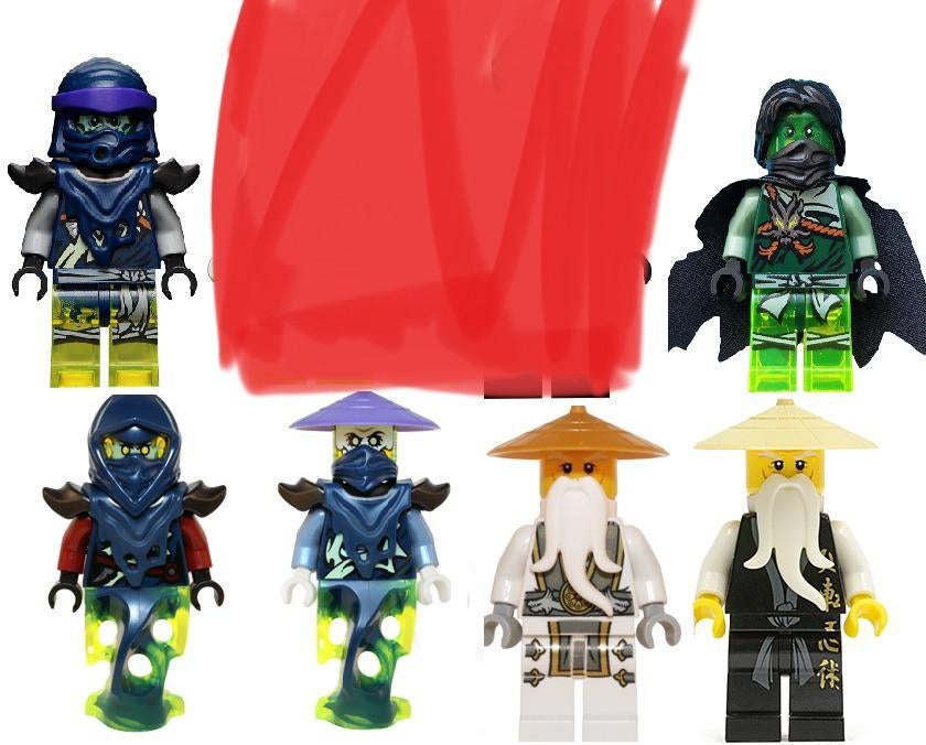 Lego Ninjago Figuren Gezocht, Ophalen of Verzenden, Gebruikt, Losse stenen, Lego