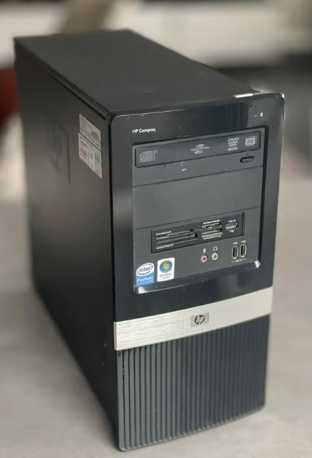 HP  DX2400 WINDOWS VISTA computer, Computers en Software, Desktop Pc's, Gebruikt, HDD, Minder dan 4 GB, Minder dan 2 Ghz