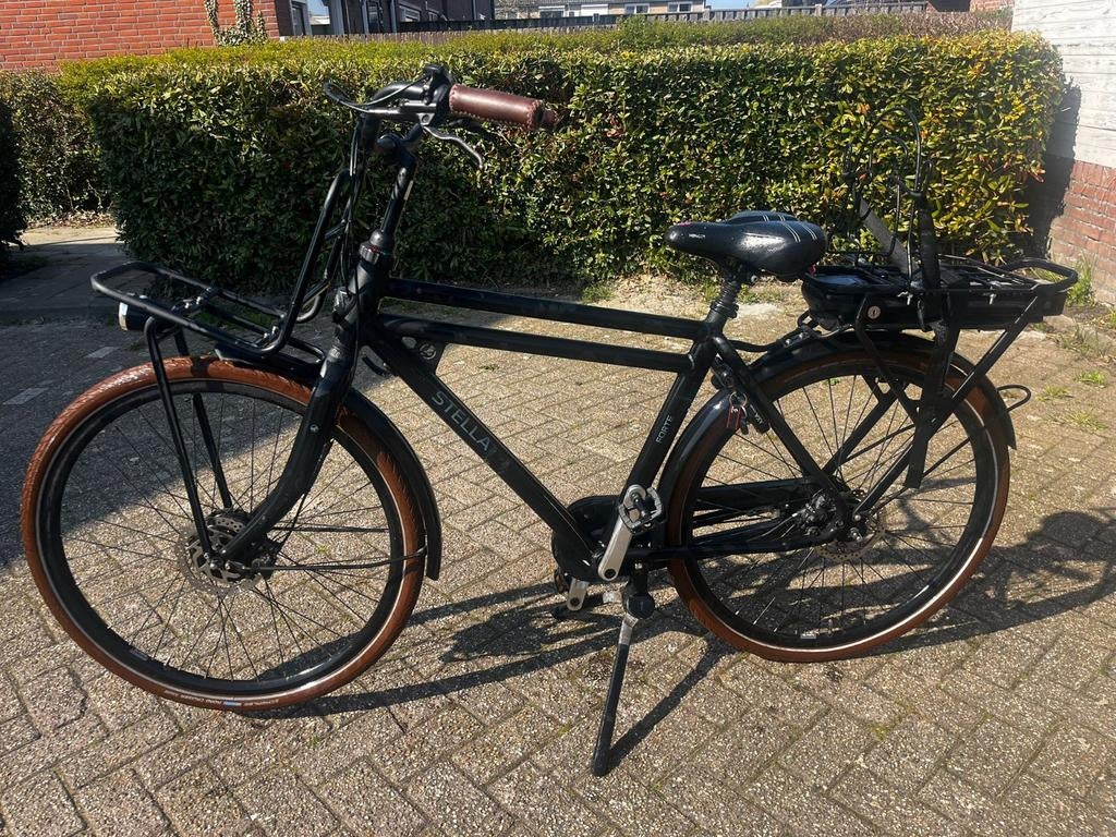 Tekoop stella elektrische fiets zwart 500 hw accu., Ophalen of Verzenden, Zo goed als nieuw, Overige merken