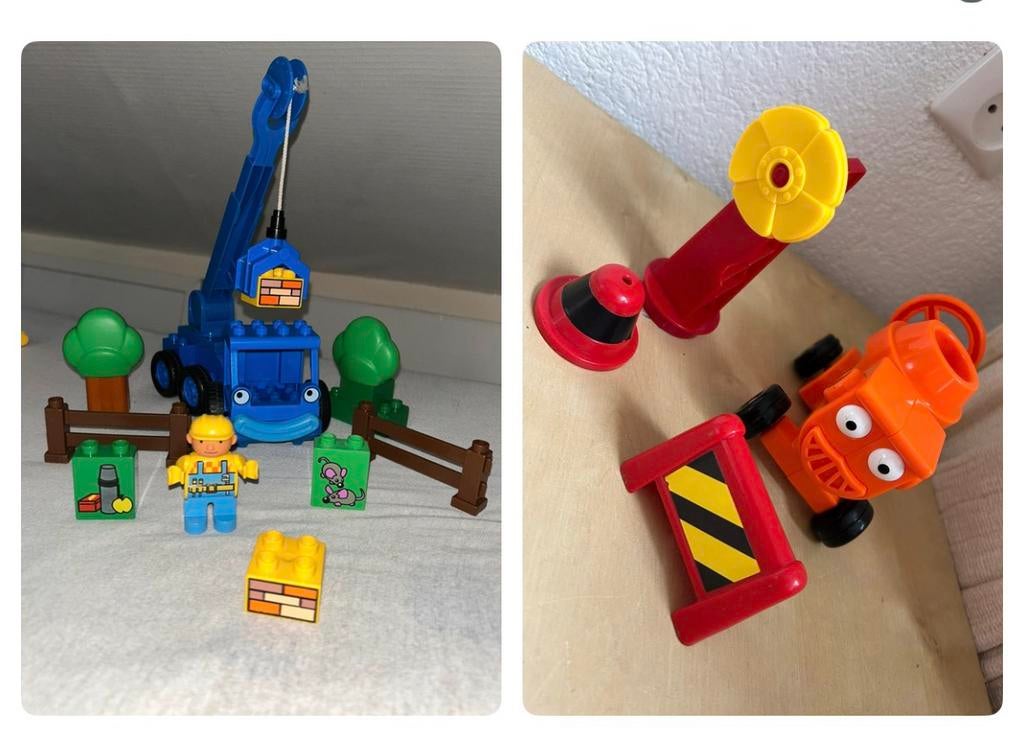 Lego duplo Bob the Builder 3273:Bob,Lofty & the Mice +cadeau, Ophalen of Verzenden, Gebruikt, Duplo