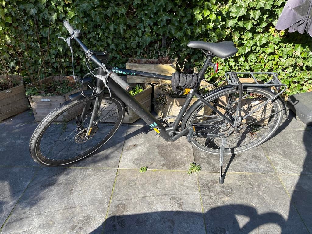 Elektronische fiets tenways, Ophalen, Gebruikt, 30 tot 50 km per accu, Overige merken