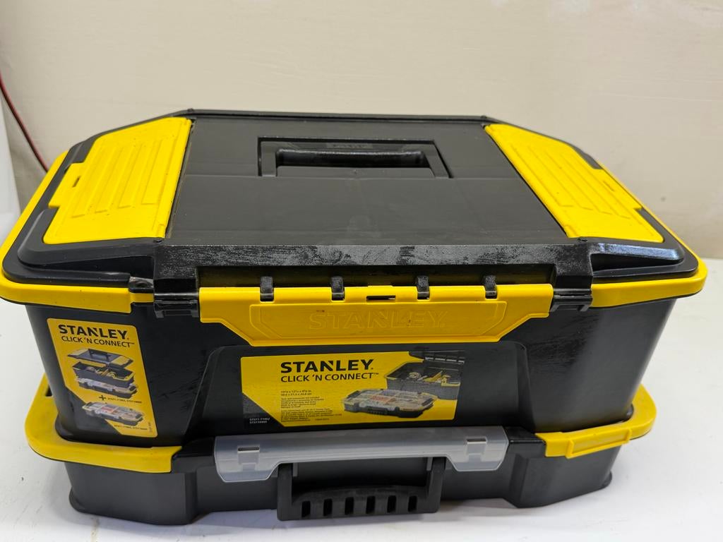 Nieuwe Stanley Gereedschapskoffer - Click 'N' Connect, Ophalen of Verzenden, Nieuw