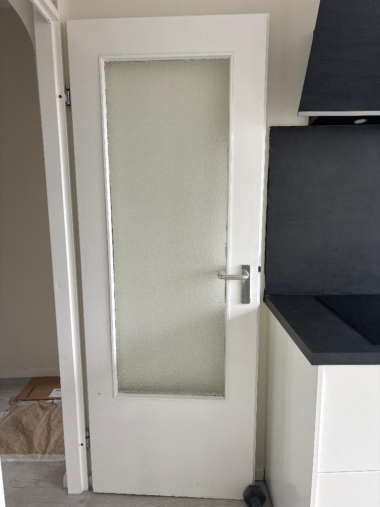 Binnendeur, Doe-het-zelf en Verbouw, Ophalen, Gebruikt, Minder dan 80 cm, Binnendeur